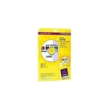 Avery CD/DVD Labels - CD/DVD-Labels - White - 117 mm Round 50 label(s) (25 Sheets x 2) (L6043-25)