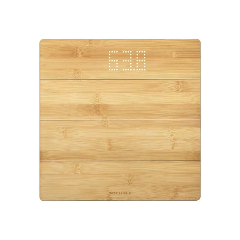 Soehnle Style Sense Bamboo Magic electronic Bathroom Scale square bamboo (63880)