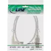 Microconnect USBAB5ANGLED-L USB cable USB 2.0 5 m USB A USB B White