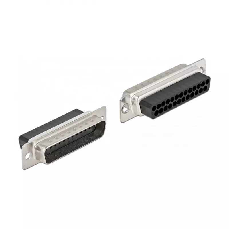 D-Sub 25 pin crimp male to 2 x RJ45 female DeLOCK 66833