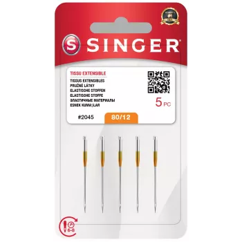SINGER sewing machine needle 2045 SZ12 BLST W/05 N204511M503 – household/industrial needle size 12