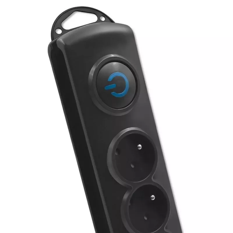 Surge Protector Qoltec 50113 Black 8 AC outlets 230 V 1.8 m