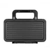 Sandwich maker MPM MPO-43M 3in1 1000W — multifunctional sandwich press for 4 sandwiches, grilling, toasting and waffles, black