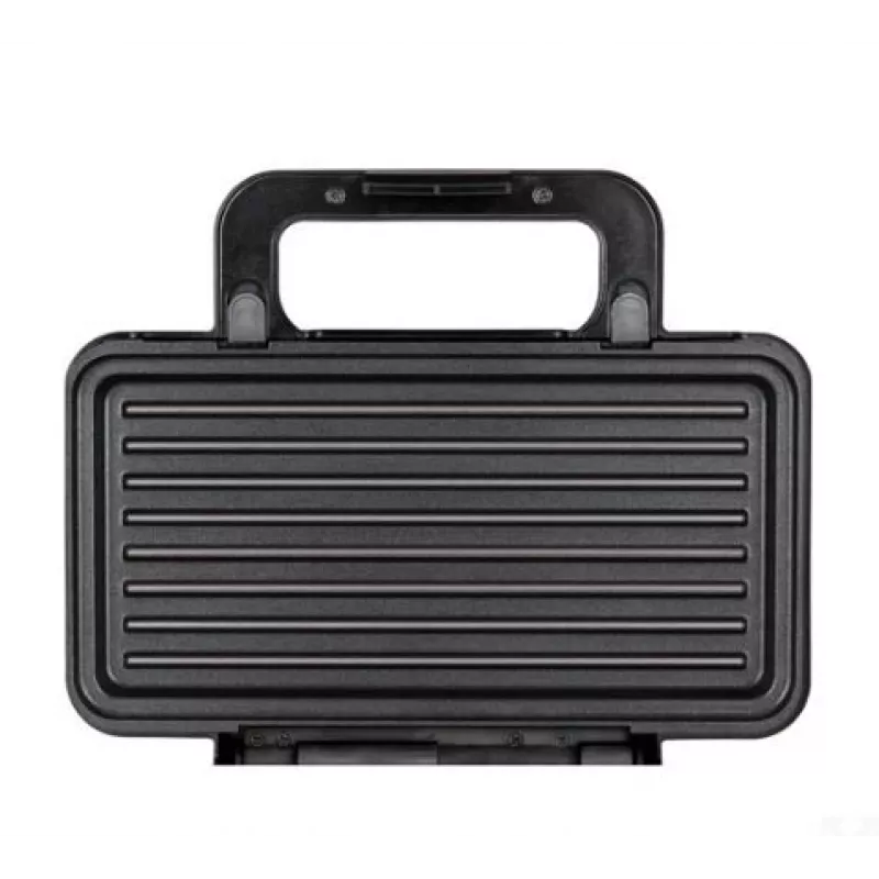 Sandwich maker MPM MPO-43M 3in1 1000W — multifunctional sandwich press for 4 sandwiches, grilling, toasting and waffles, black
