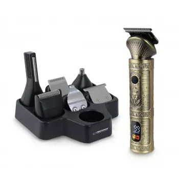 Hair clipper ESPERANZA ADONIS 7-in-1 cordless rechargeable, stainless steel blades, 8 combs, 1–12 mm, 90 min runtime