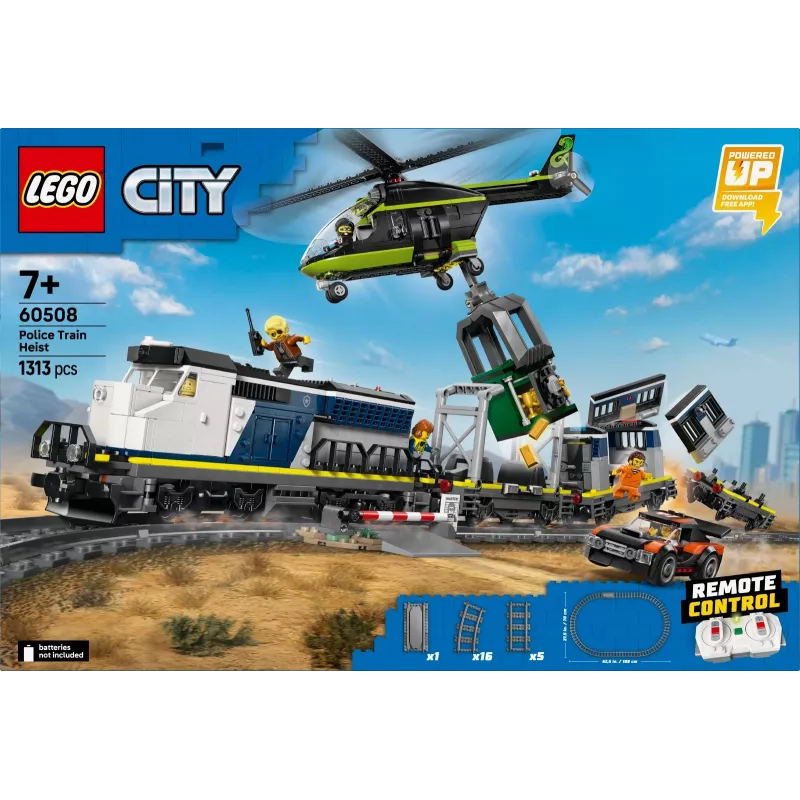Bricks City 60508 Police Train Heist