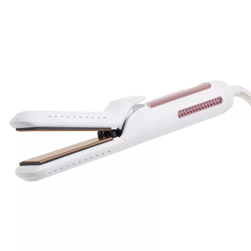 Straightening iron Adler AD 2326 with ceramic heating, adjustable 140–220 °C, 120 W, white
