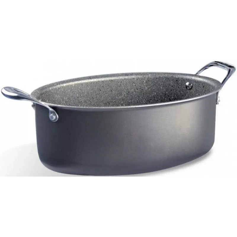 Saucepan Pensofal Invictum Professional Oval 32 cm with 2 handles and glass lid