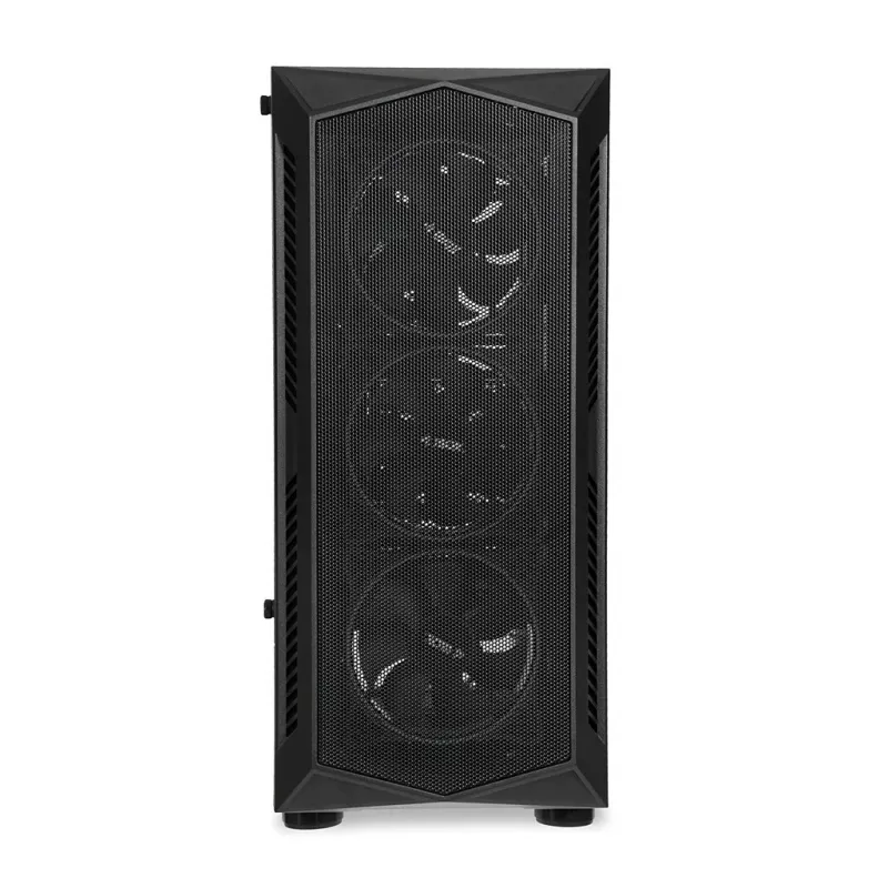 PC Case IBOX LUPUS 27 Midi Tower ATX, tempered glass, RGB, 455×200×380 mm, supports ATX, GPU up to 32 cm