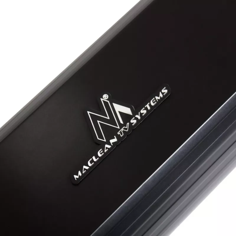 Projection screen MACLEAN MC-211 portable 100 inch (4:3) freestanding manual pull-up, viewing surface 200×150 cm