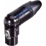 Neutrik XLR-Connector Socket, angled Number of Poles: 7 Black NC7FRX-B 1 pc(s) (NC7FRX-B)