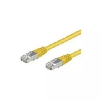 Wentronic Goobay CAT 5e Patch Cable, SF/UTP, Yellow, 5 m - CCA Copper Mix (68068)