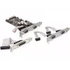 PCI Express card DeLOCK 89177 4 x serial 1 x parallel