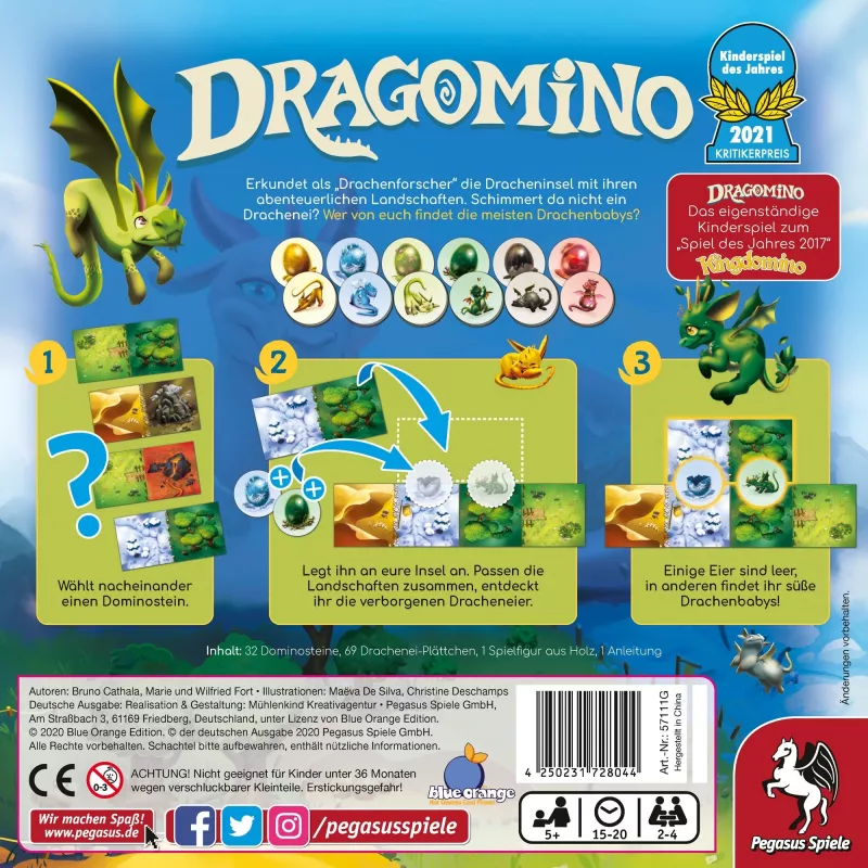 Dragomino, Board Game Children's Game of the Year 2021