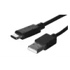 USB A to USB C cable LANBERG CA-USBO-20CU-0018-BK — USB 2.0, 1.8 m, Black