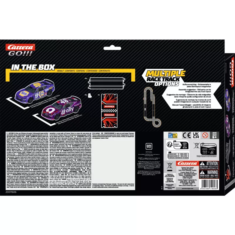Slot car racetrack extension CARRERA GO!!! Nascar Racer - add-on track set
