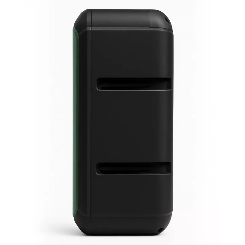 Portable stereo speaker SQUEAK SQ1009 — Bluetooth 5.3, 45W RMS, 10h battery, FM, USB, AUX, LED, 1800 mAh, Black