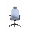 Up Up Athene ergonomic office chair Black, Grey + Blue fabric