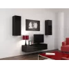 Cama TV stand VIGO 140 30/140/40 black/black gloss