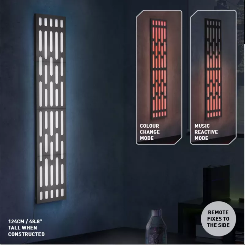 Wall panel light Paladone PP13141SW LED Star Wars design, LED wall light