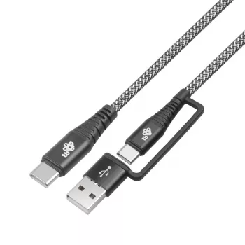 USB A to C cable TB AKTBXKUCTOA120B 1.2 m, black