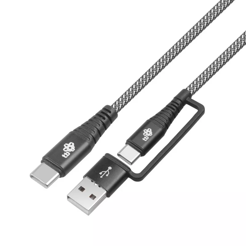 USB A to C cable TB AKTBXKUCTOA120B 1.2 m, black