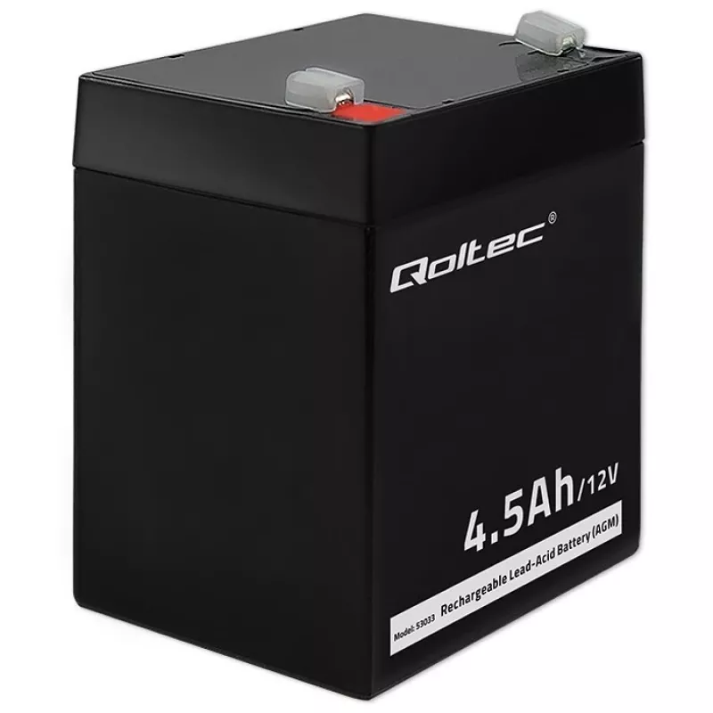 AGM Battery Qoltec 53033 4.5 Ah 15 V 65.5 A Motorcycle