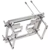 Mini benchtable case Streacom BC1 Mini V2 silver — compact open-frame chassis