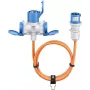 Goobay CEE Adapter Lead CEE-Plug to 1x CEE Coupling and 2x Grounded Plug Coupling 1 (76231)
