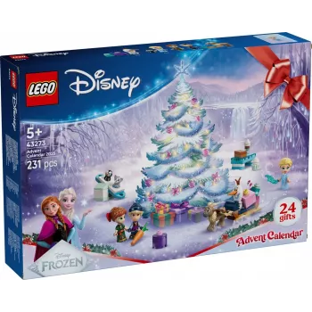 Construction toy LEGO Disney Frozen Advent Calendar 2025 set 43273 — 231 pieces, 4 minifigures, age 5+