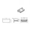 Socket safety cover HDMI mini-C DeLOCK 64028