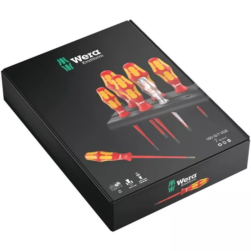Straight screwdriver Wera 160 iS/7