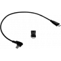 USB data cable No name microUSB to microUSB and Lightning, black, model 0-07-0258-0.08_LF