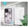 Protective phone case Devia Crystal Flora for iPhone 12 mini, blue