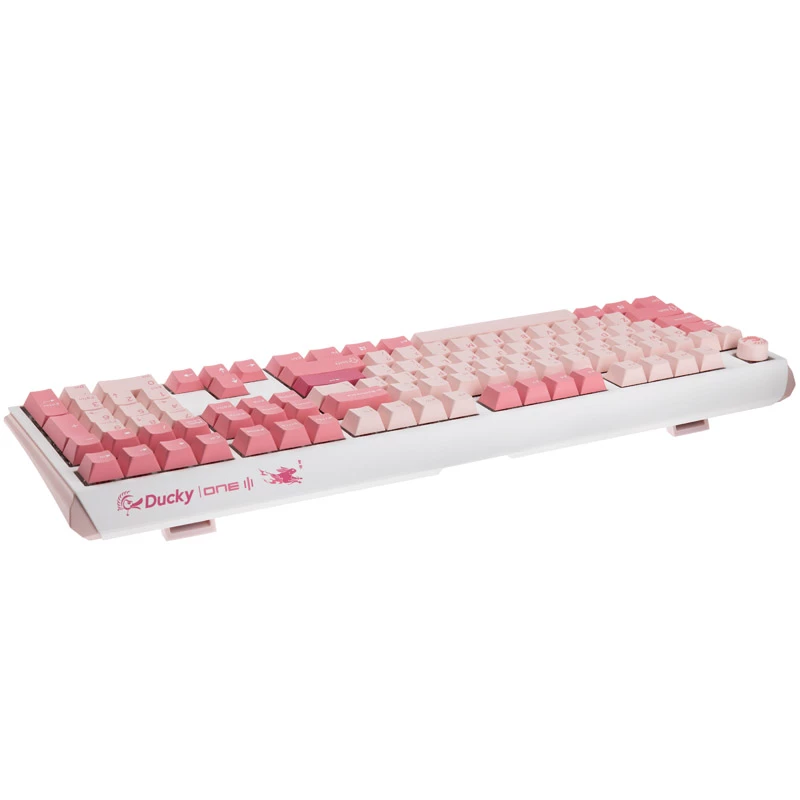 Ducky One 3 Gossamer Pink keyboard Gaming USB US English Pink, White