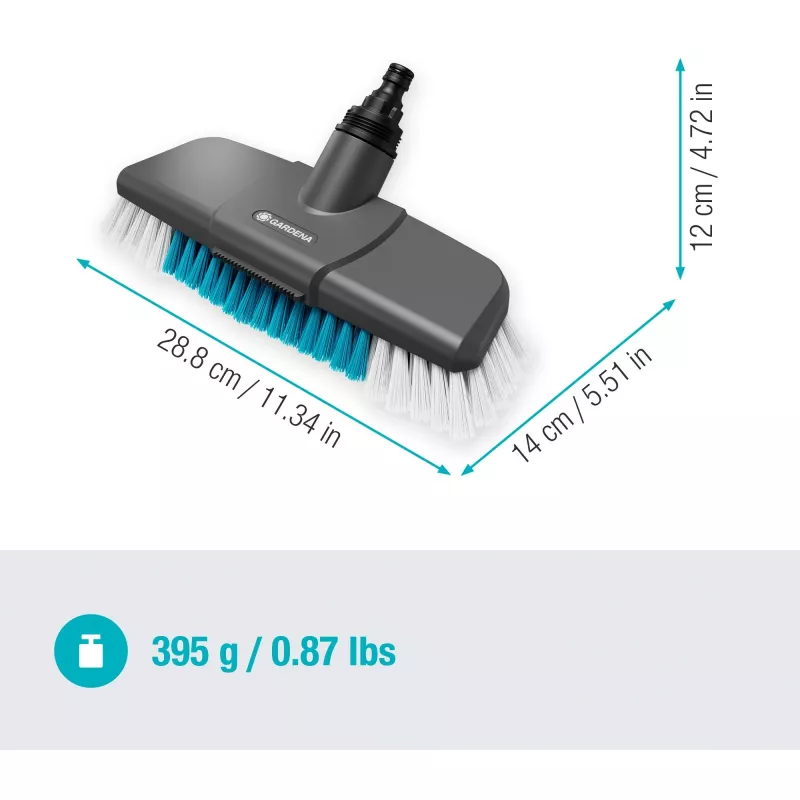 Gardena | Cleansystem washing brush for larger, scratch-resistant surfaces, Hard | 18816-20