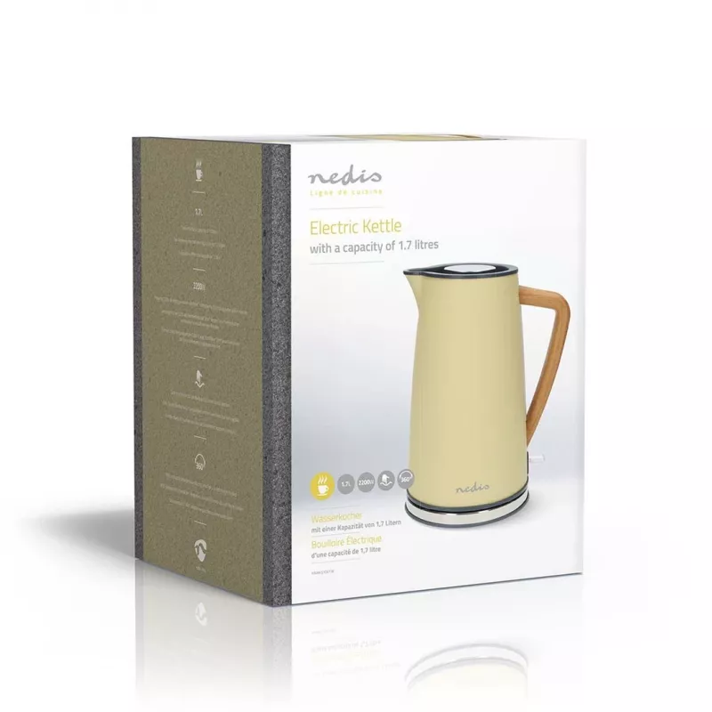 Electric kettle Nedis KAWK510EYW 1.7 L Yellow