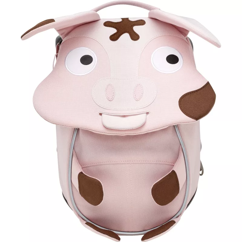 Children's backpack Affenzahn Little Friend Tonie Pig pink/brown – small kids' daypack