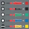 Screwdriver Set Wera Kraftform Kompakt VDE 60 iS Insulated 50mm — electrical insulated precision set