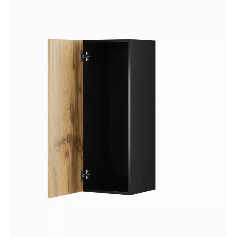 Cama cabinet VIGO 90 full 90/35/32 black/wotan oak