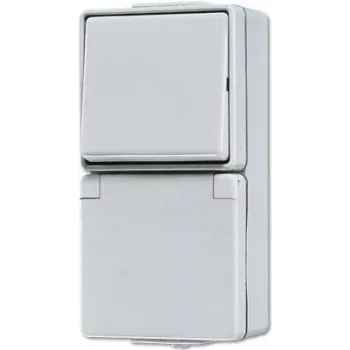 JUNG 676 W - Rocker Switch - White - 250 V - 10 A - 70 mm - 47 mm