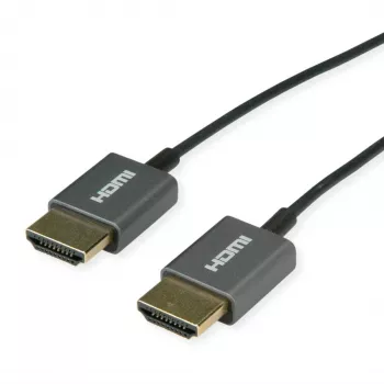 ROLINE HDMI-Coaxial Cable ultraschlank 8K60 ST/ST - Cable - Digital/Display/Video (11.04.5937)