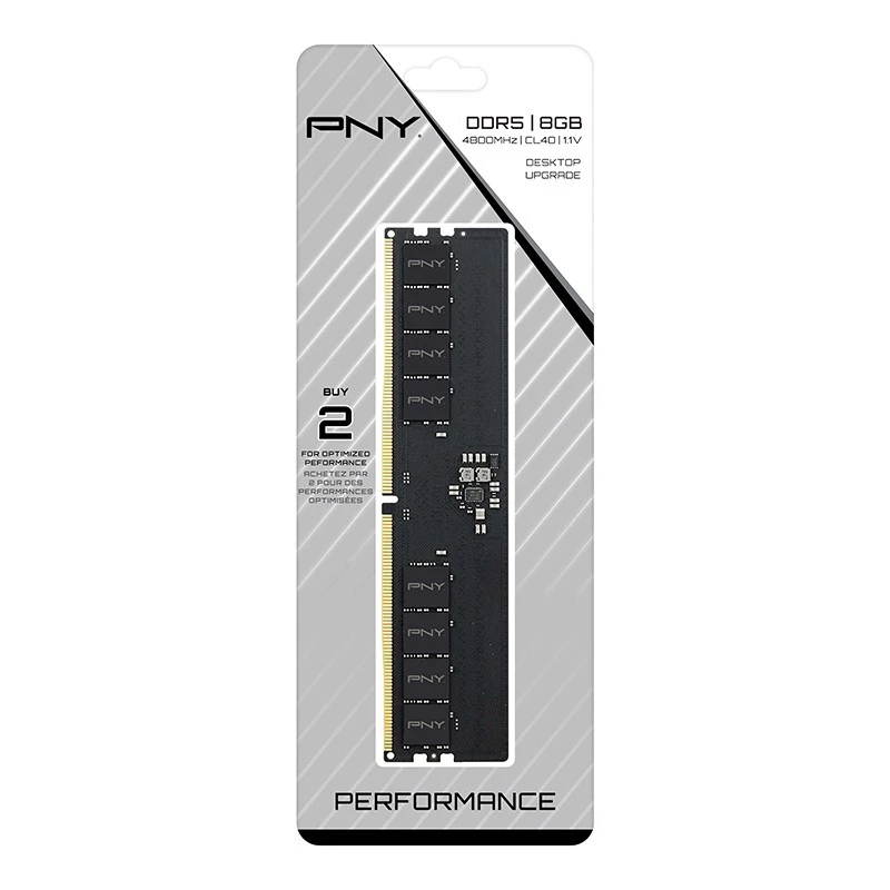 PNY DDR5 8GB PC 4800 CL40 PNY 1,1V bulk - 8 GB - DDR5