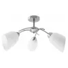 Activejet Classic chandelier pendant ceiling lamp NIKITA nickel triple 3xE27 for living room