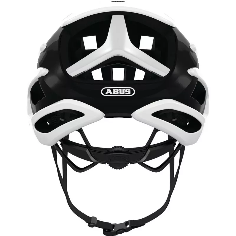 Half helmet ABUS AirBreaker Black White In-mold construction