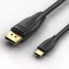 Vention USB-C to DisplayPort 8K Cable 2 m, USB Type-C to DP, Black