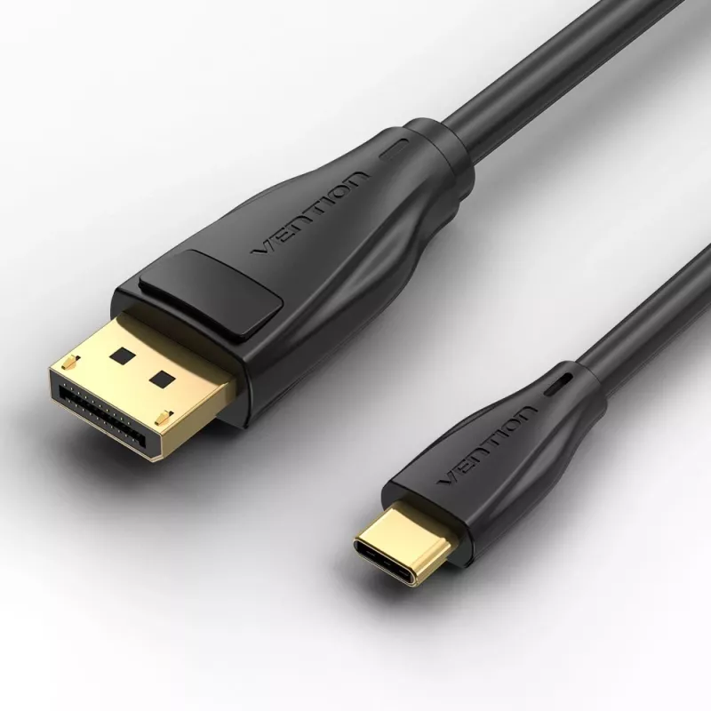 Vention USB-C to DisplayPort 8K Cable 2 m, USB Type-C to DP, Black