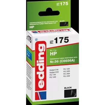 EDDING EDD-175 - compatible - Black - HP - HP Color Copier 410 HP Color Copier 1315 HP Color Copier 7450 HP Deskjet 5100 HP Deskjet 5145 HP...