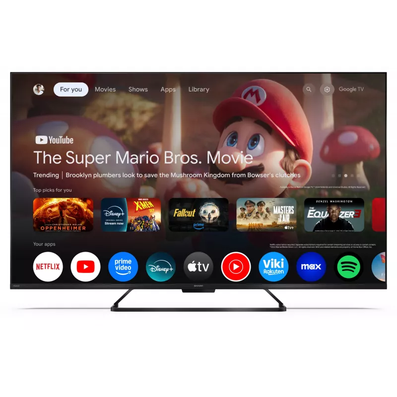 Smart TV Ostry 50HR7265E 50 Google TV Black