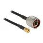 Coaxial Cable DeLOCK 89466 10m N plug SMA plug Black